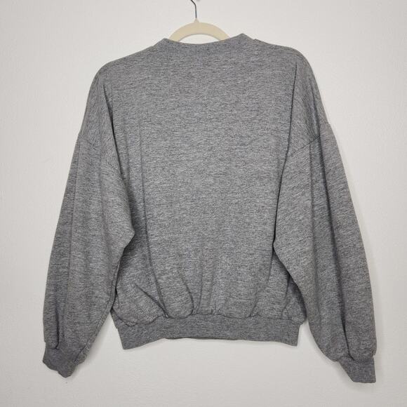 Vintage French Revolution Bicentennial Crewneck Sweatshirt Gray Art Renaissance - Picture 5 of 5